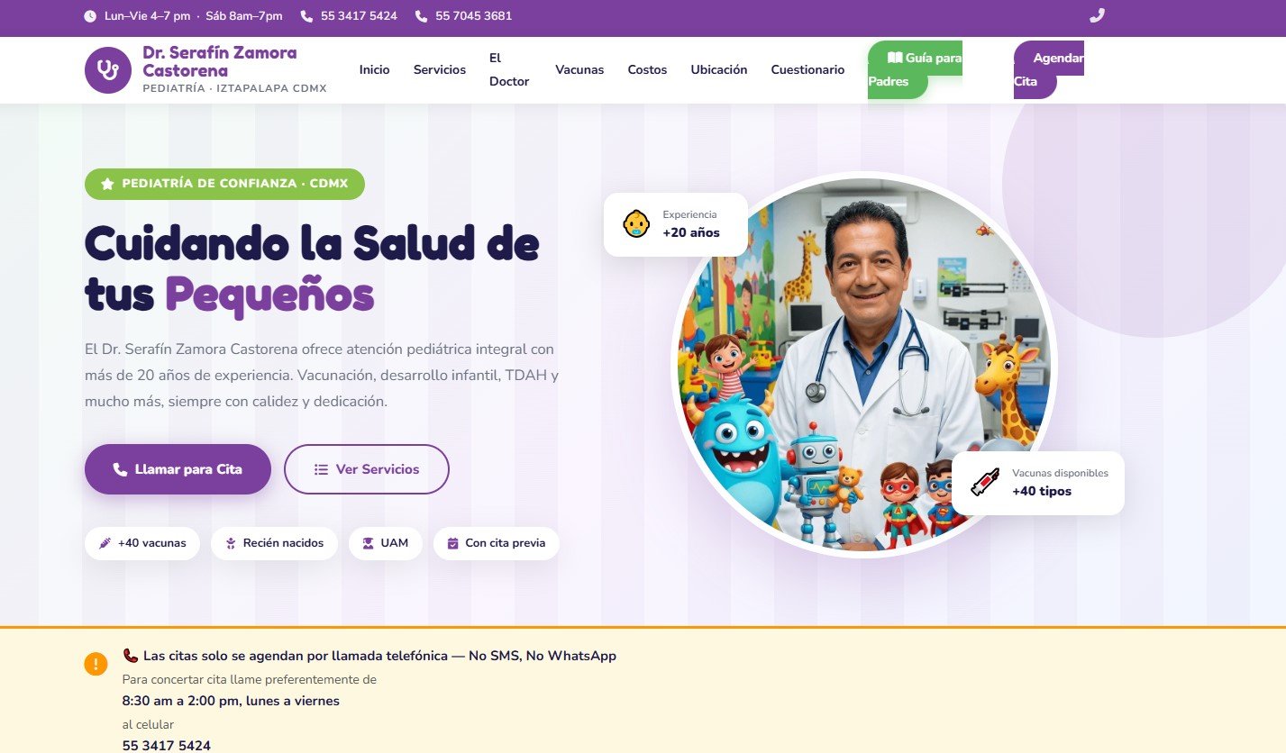 Dr. Serafín Zamora — Sitio web
